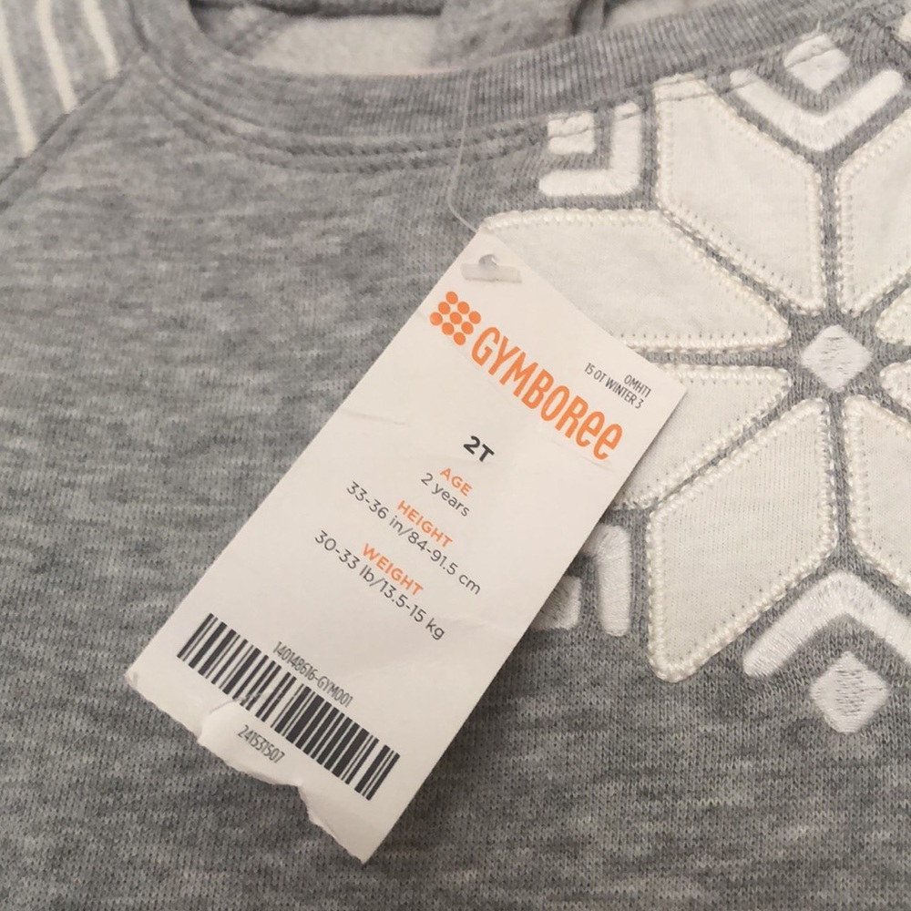 Gymboree Snow princess grey dress 2T NWT - Picture 3 of 3